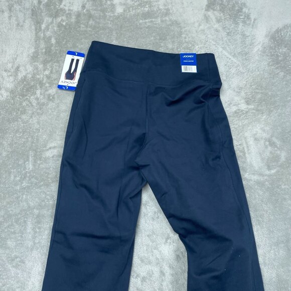 Jockey Studio Flare Pants L Neo Navy 31" Inseam NWT 6558 - Picture 2 of 9